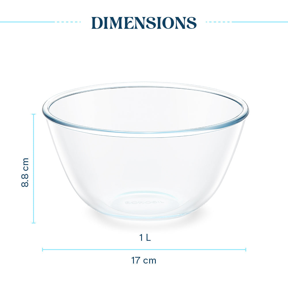 Bol en verre quotidien 1L