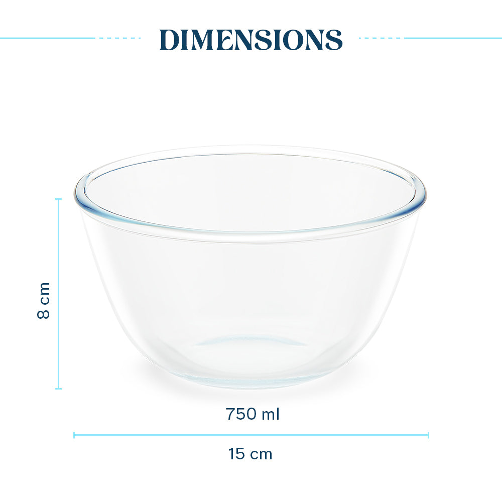 Bol en verre de tous les jours 750ml