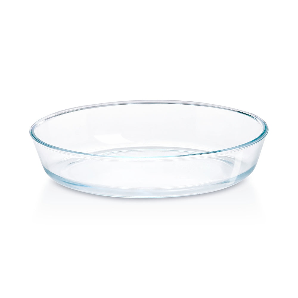 Plat de cuisson en verre ovale 2,2 L