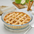Plat de cuisson en verre cannelé 1,5 L