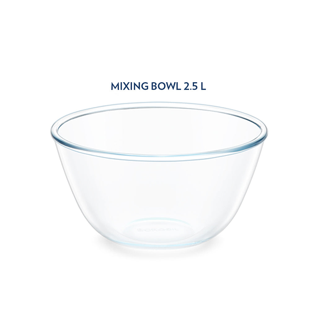 Bol en verre mélange et service 2,8 L