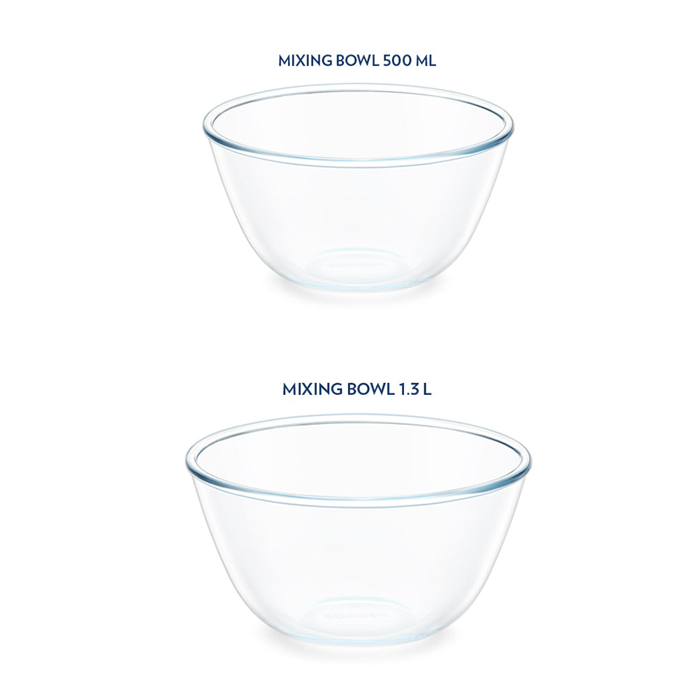 Ensemble de saladiers et de bols de service – 500 ml + 1,3 L