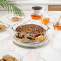 Plat à gâteau rond avec anse 1,2 L