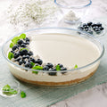 Plat rond en verre pour four 2L