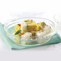 Assiette en verre pour micro-ondes 20cm