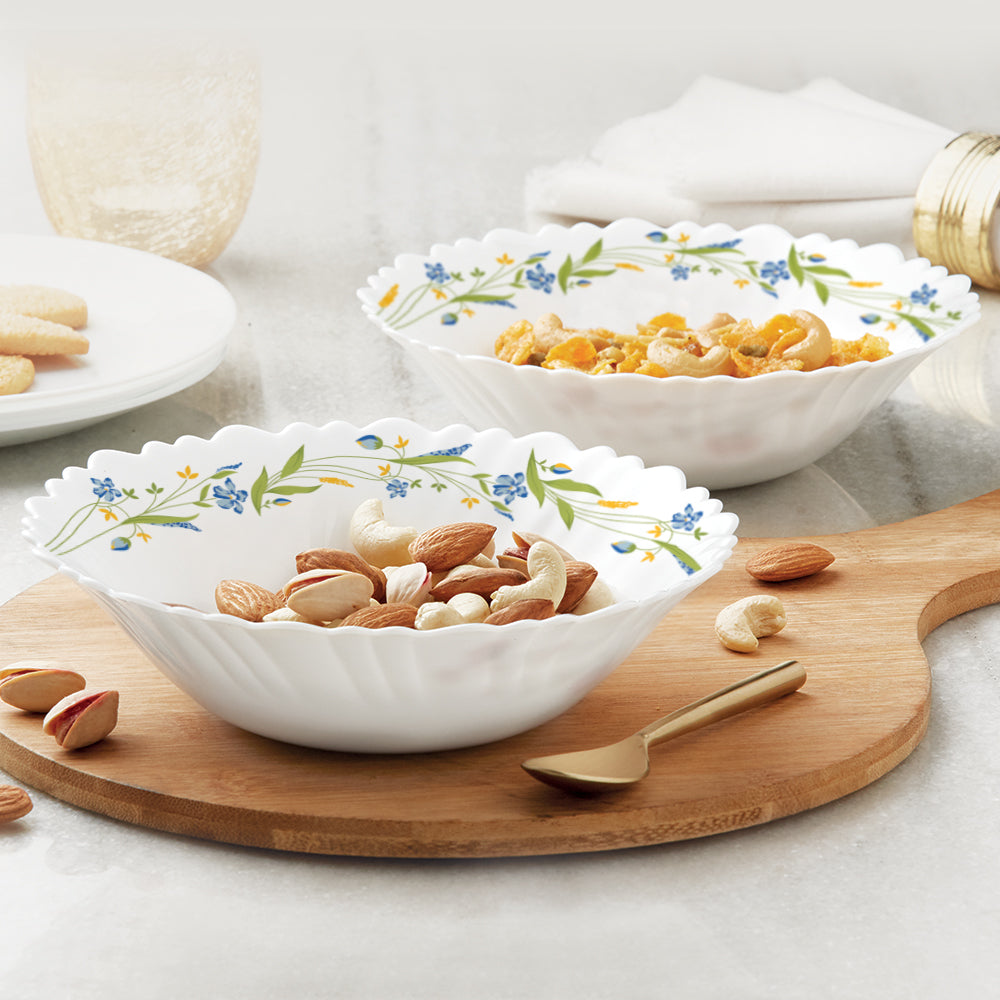Lot de 2 bols polyvalents motif floral