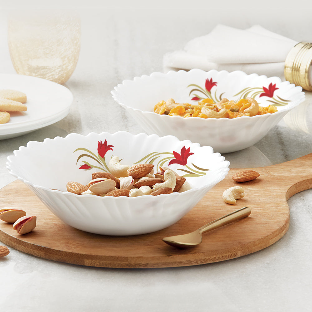 Ensemble de 2 bols polyvalents Red Lily