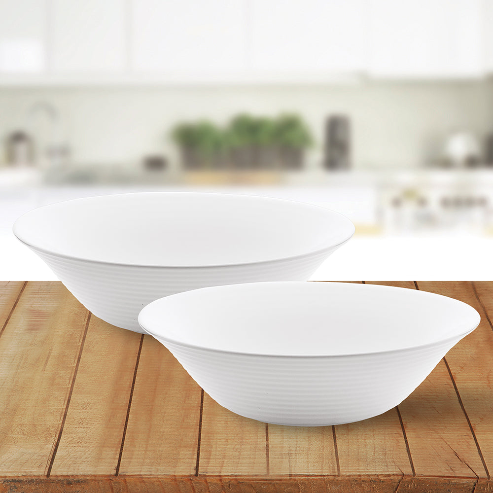 Lot de 4 bols blancs polyvalents