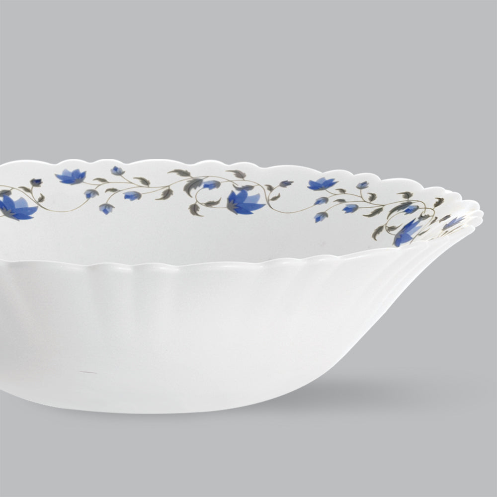 Service de bols polyvalents motif vigne florale bleue – 2 pièces